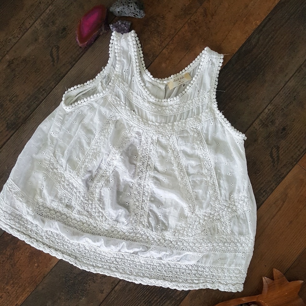 Open back tank top